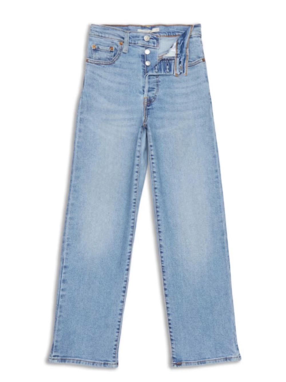 Levi's woman’s straight ribcage jeans 26 - Picture 1 of 6